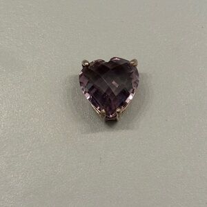Heart Amethyst Pendant